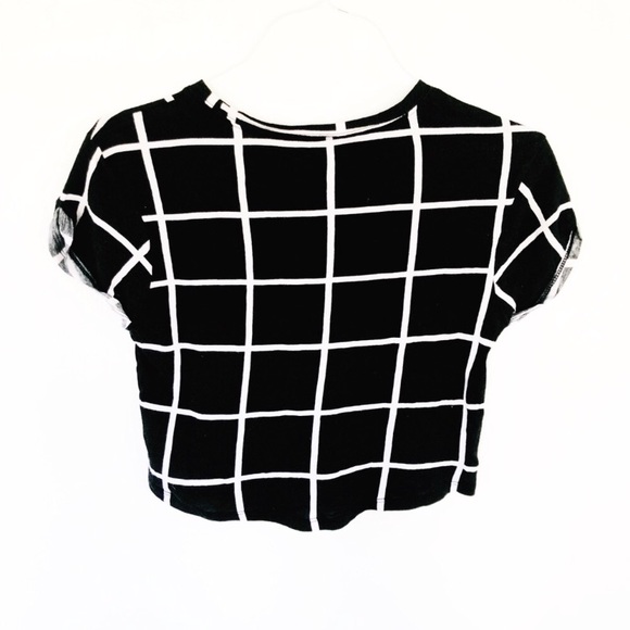 Me to We Grid Crop Top - Picture 2 of 6